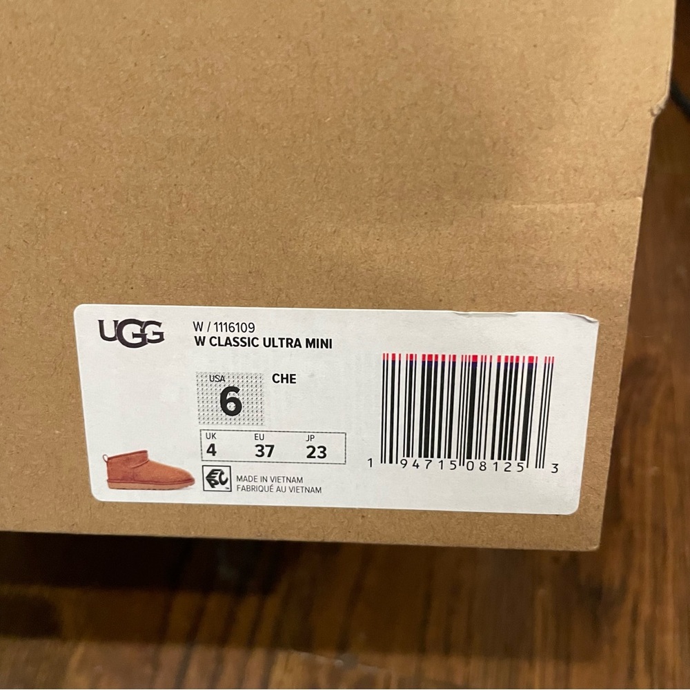 UGG Chestnut Suede Mini Ankle Booties - Picture 7 of 10